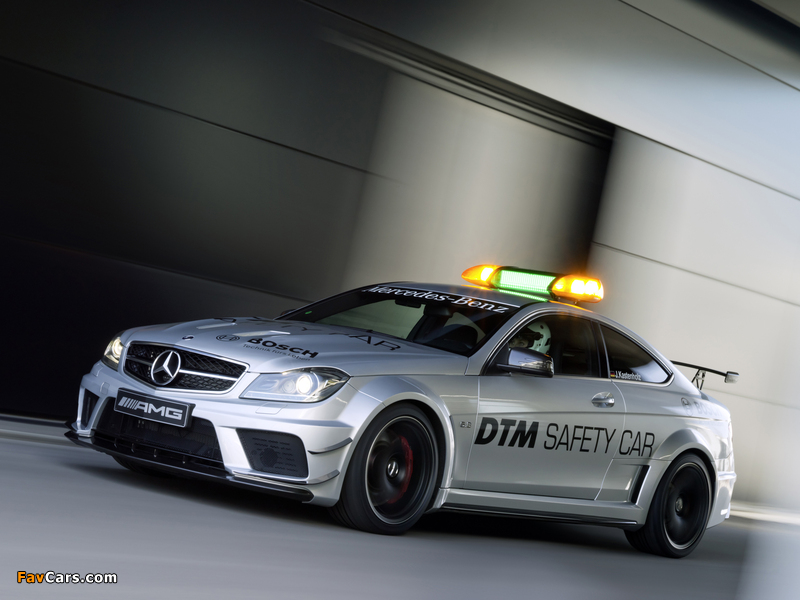 Mercedes-Benz C 63 AMG Black Series Coupe DTM Safety Car (C204) 2012 wallpapers (800 x 600)