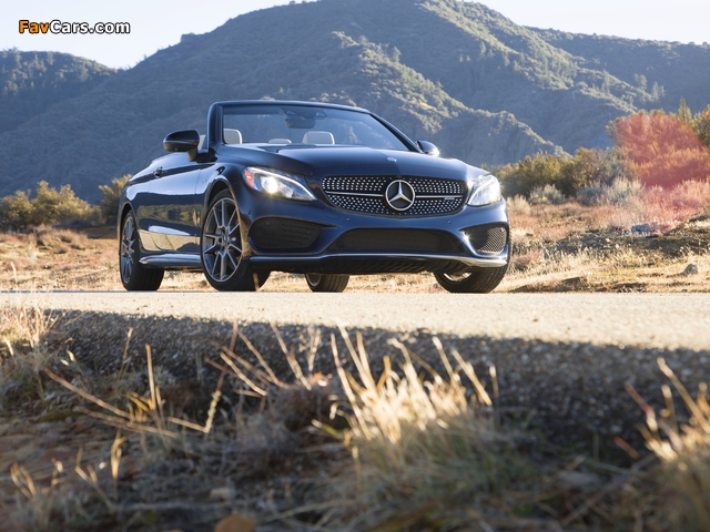 Mercedes-AMG C 43 4MATIC Cabriolet North America (A205) 2016 images (640 x 480)