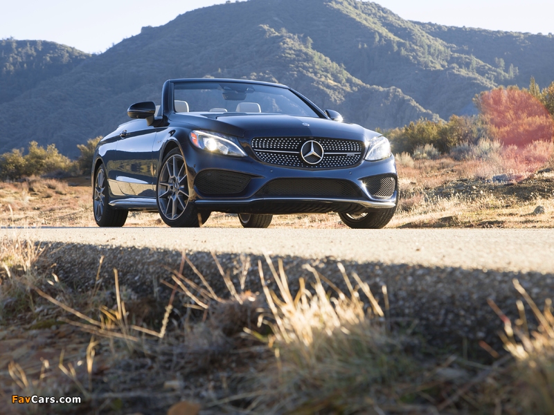 Mercedes-AMG C 43 4MATIC Cabriolet North America (A205) 2016 images (800 x 600)