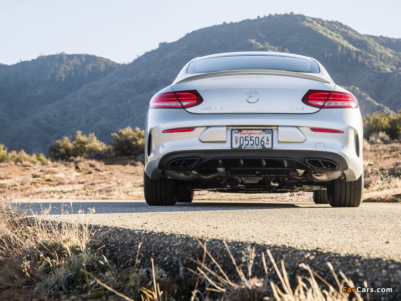 Mercedes-AMG C 43 4MATIC Coupé North America (C205) 2016 pictures (800 x 600)