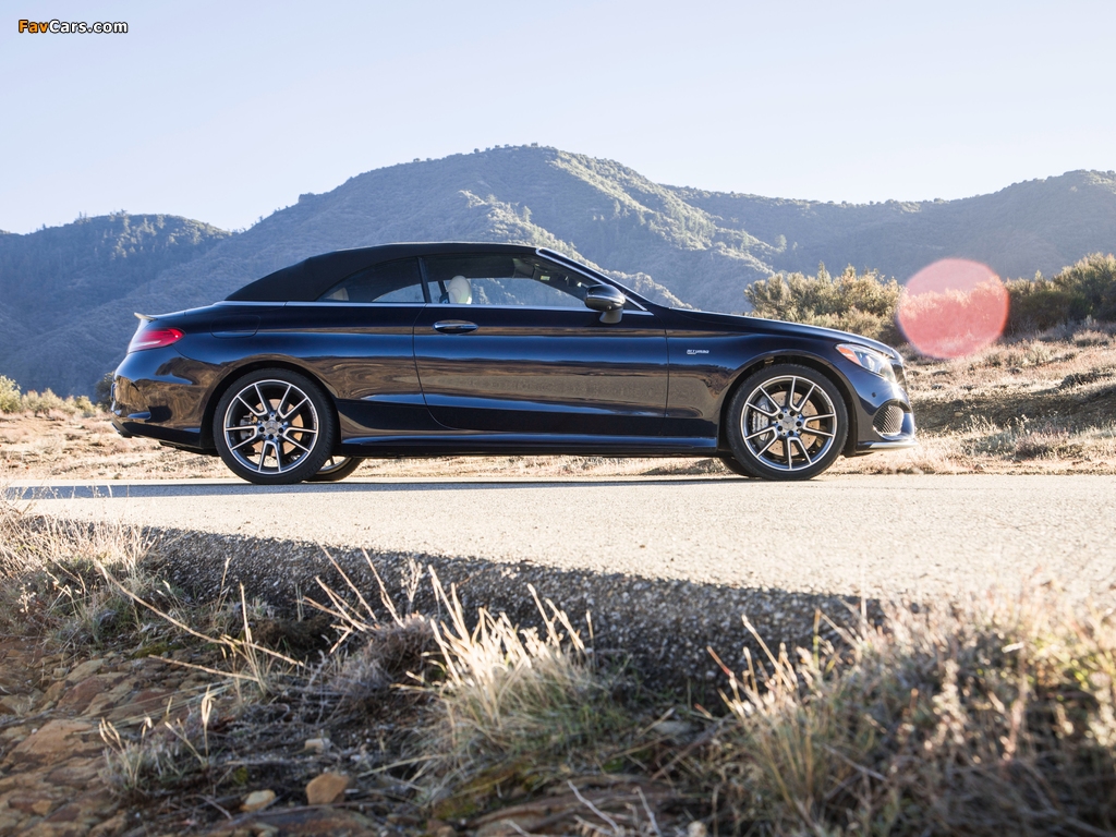 Mercedes-AMG C 43 4MATIC Cabriolet North America (A205) 2016 pictures (1024 x 768)