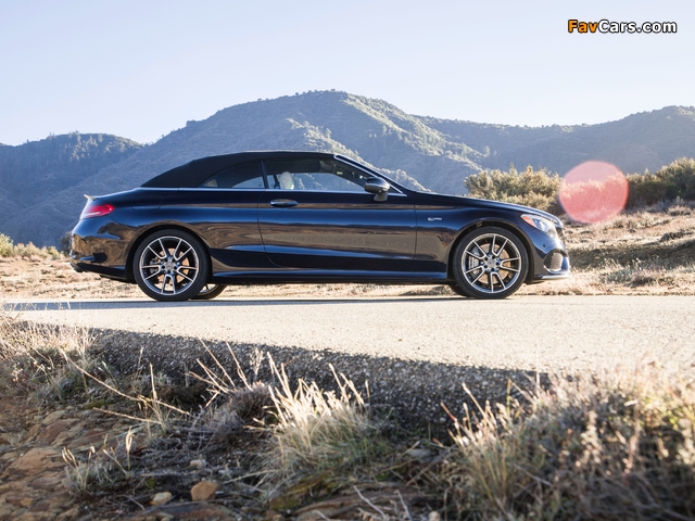 Mercedes-AMG C 43 4MATIC Cabriolet North America (A205) 2016 pictures (640 x 480)