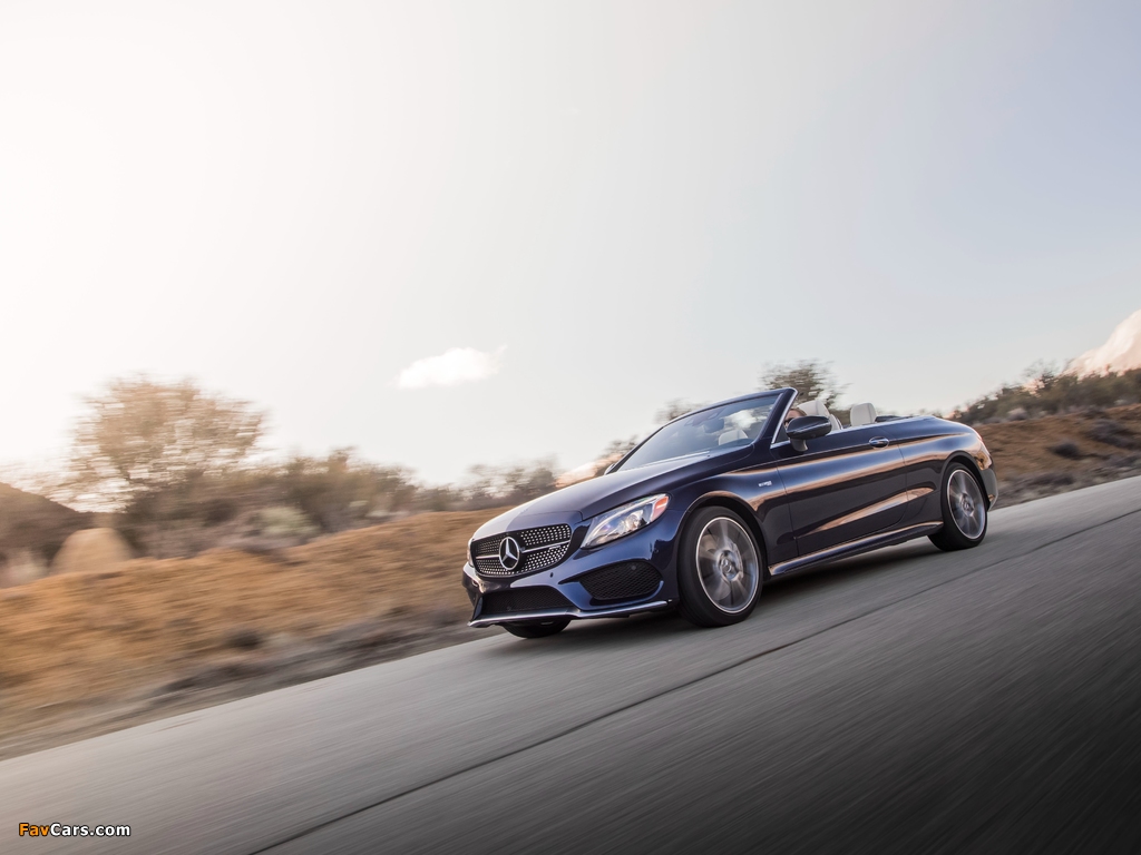 Mercedes-AMG C 43 4MATIC Cabriolet North America (A205) 2016 pictures (1024 x 768)