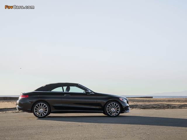 Mercedes-Benz C 300 4MATIC Cabriolet AMG Line North America (C205) 2016 wallpapers (640 x 480)