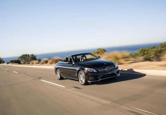 Mercedes-Benz C 300 4MATIC Cabriolet AMG Line North America (C205) 2016 wallpapers