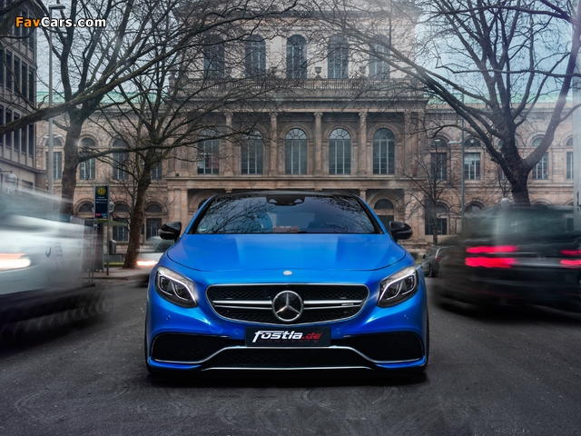 Mercedes-AMG S 63 Coupé by Fostla & PP-Performance (C217) 2017 wallpapers (640 x 480)