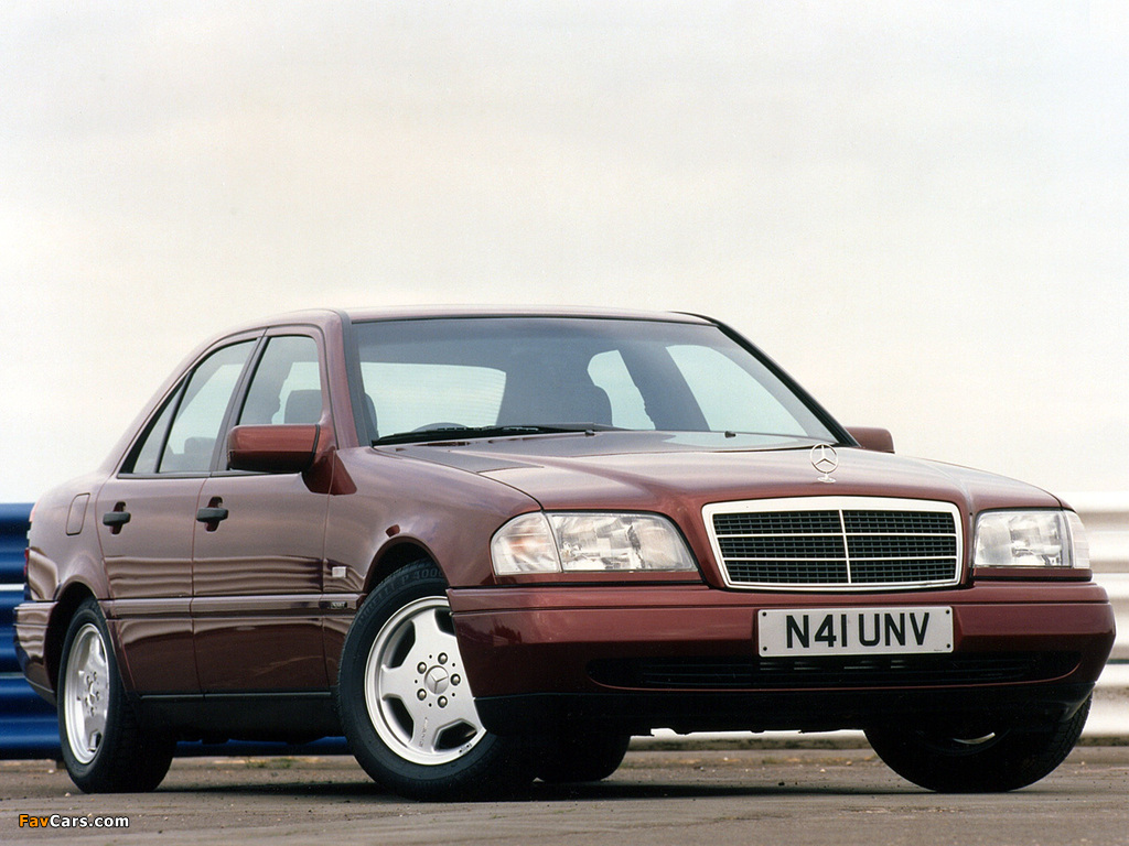 Mercedes-Benz C-Klasse UK-spec (W202) 1993–2000 pictures (1024 x 768)