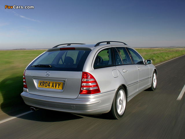 Photos of Mercedes-Benz C 230 Estate UK-spec (S203) 2005–07 (640 x 480)