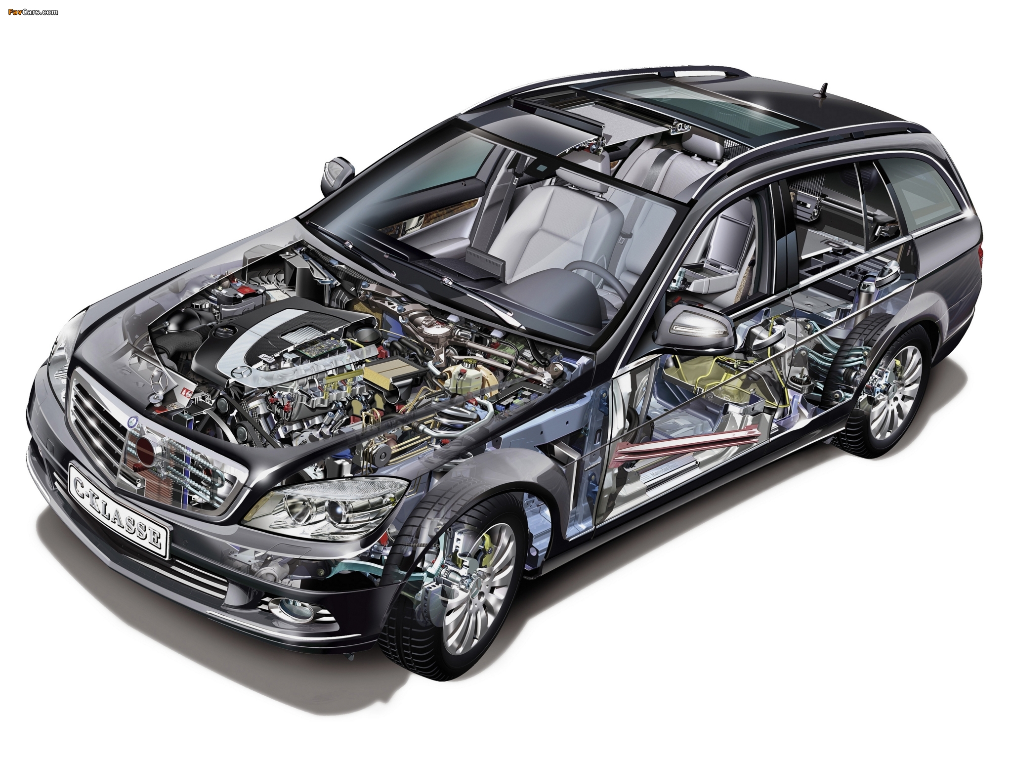 Photos of Mercedes-Benz C 350 Estate (S204) 2008–11 (2048 x 1536)