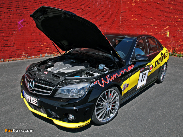 Photos of Wimmer RS Mercedes-Benz C 63 AMG Dunlop-Performance (W204) 2010 (640 x 480)