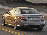 Photos of Mercedes-Benz C 63 AMG Coupe US-spec (C204) 2011