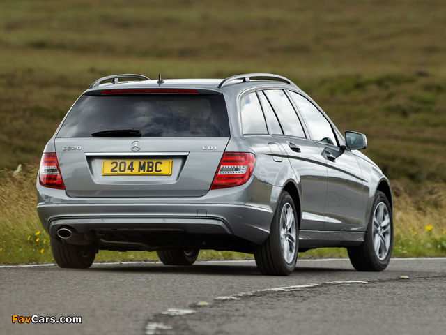 Photos of Mercedes-Benz C 220 CDI Estate UK-spec (S204) 2011 (640 x 480)