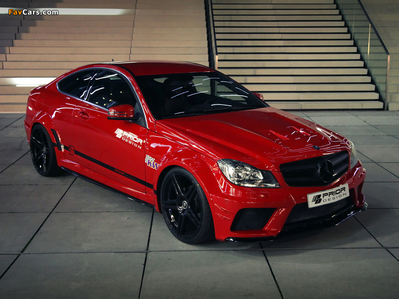 Photos of Prior-Design Mercedes-Benz C 63 AMG Black Series Coupe (C204) 2013 (800 x 600)