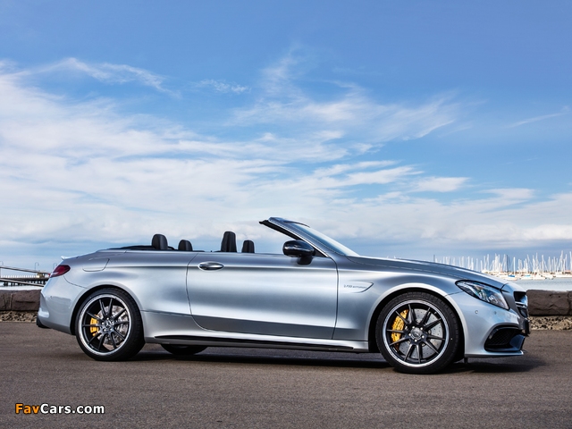 Photos of Mercedes-AMG C 63 S Cabriolet AU-spec (A205) 2016 (640 x 480)