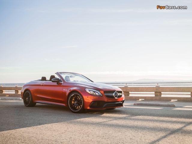 Photos of Mercedes-AMG C 63 S Cabriolet North America (A205) 2016 (640 x 480)