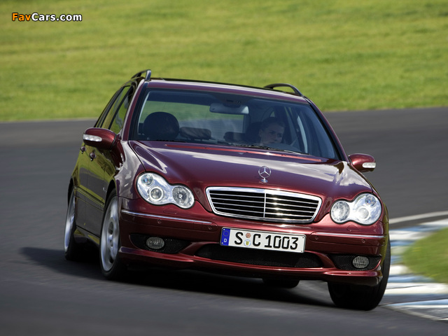 Pictures of Mercedes-Benz C 32 AMG Estate (S203) 2001–04 (640 x 480)