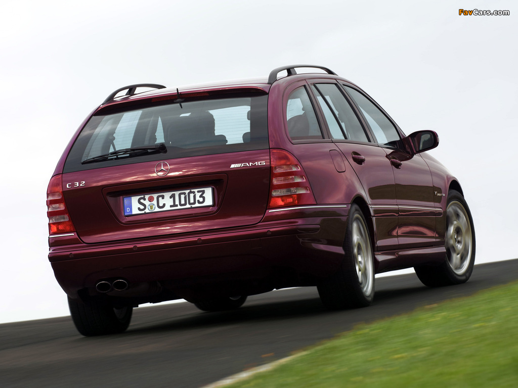 Pictures of Mercedes-Benz C 32 AMG Estate (S203) 2001–04 (1024 x 768)