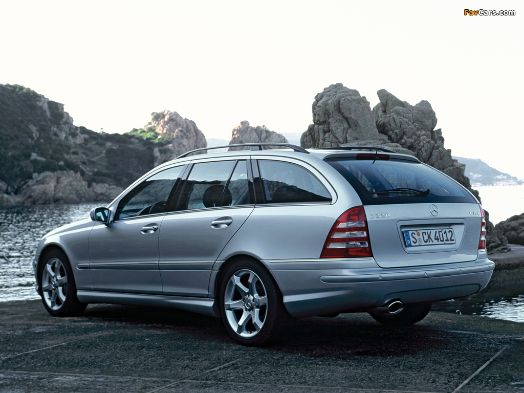 Pictures of Mercedes-Benz C 320 CDI Sport Edition Estate (S203) 2002–07 (1024 x 768)