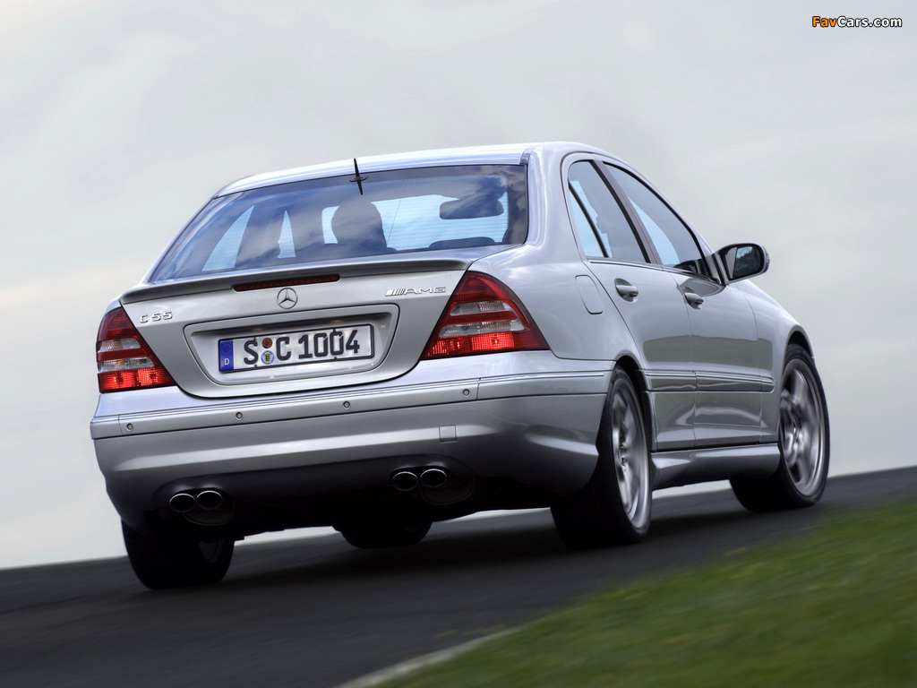 Pictures of Mercedes-Benz C 55 AMG (W203) 2004–07 (1024 x 768)