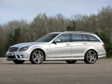 Pictures of Mercedes-Benz C 63 AMG Estate UK-spec (S204) 2008–11