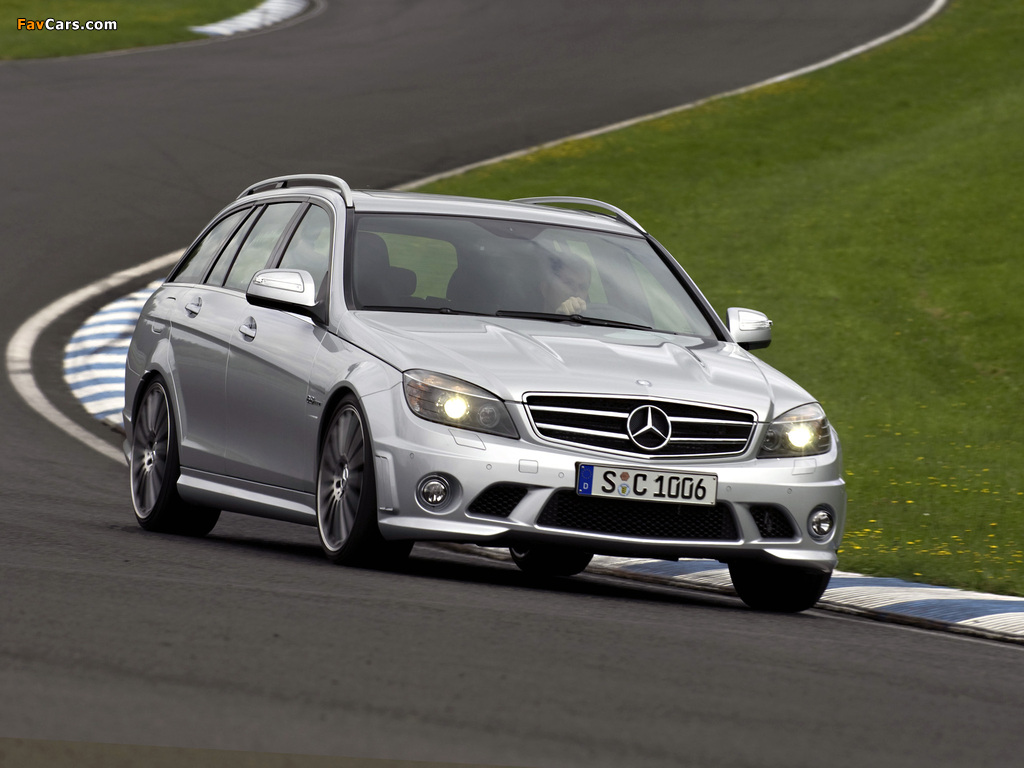 Pictures of Mercedes-Benz C 63 AMG Estate (S204) 2008–11 (1024 x 768)