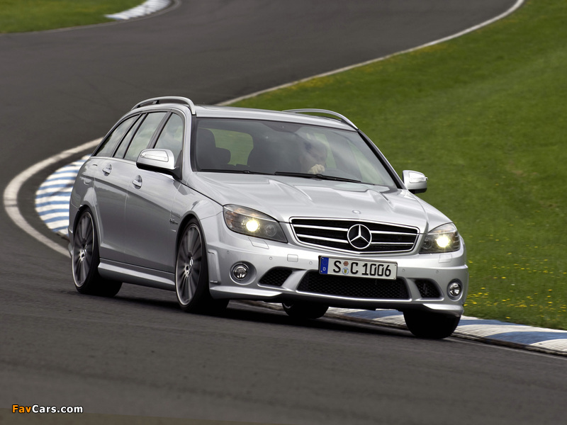 Pictures of Mercedes-Benz C 63 AMG Estate (S204) 2008–11 (800 x 600)