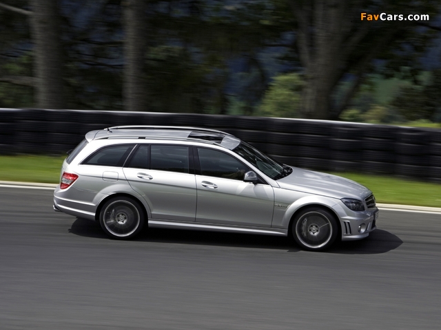 Pictures of Mercedes-Benz C 63 AMG Estate (S204) 2008–11 (640 x 480)
