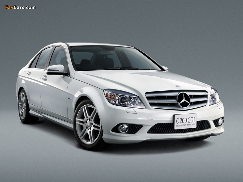 Pictures of Mercedes-Benz C 200 CGI Sport JP-spec (W204) 2008–11 (800 x 600)