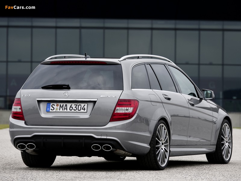 Pictures of Mercedes-Benz C 63 AMG Estate (S204) 2011 (800 x 600)
