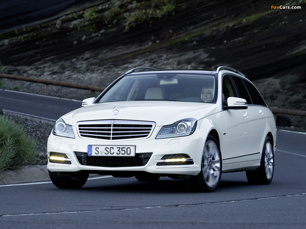 Pictures of Mercedes-Benz C 350 CDI Estate (S204) 2011 (1024 x 768)