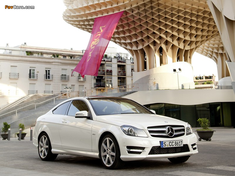Pictures of Mercedes-Benz C 220 CDI Coupe (C204) 2011 (800 x 600)