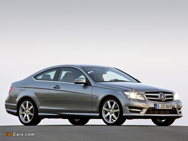 Pictures of Mercedes-Benz C 250 Coupe (C204) 2011 (640 x 480)