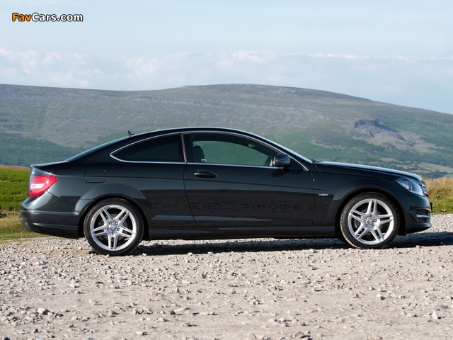 Pictures of Mercedes-Benz C 220 CDI Coupe UK-spec (C204) 2011 (640 x 480)