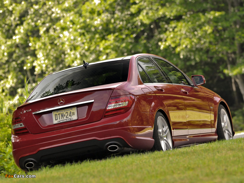 Pictures of Mercedes-Benz C 350 AMG Sports Package US-spec (W204) 2011 (800 x 600)