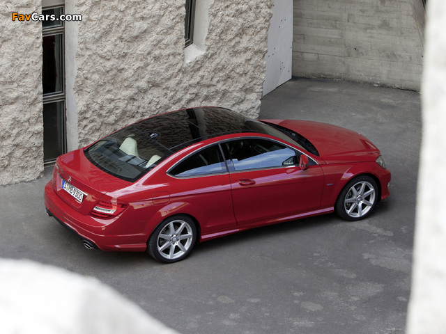Pictures of Mercedes-Benz C 350 Coupe (C204) 2011 (640 x 480)