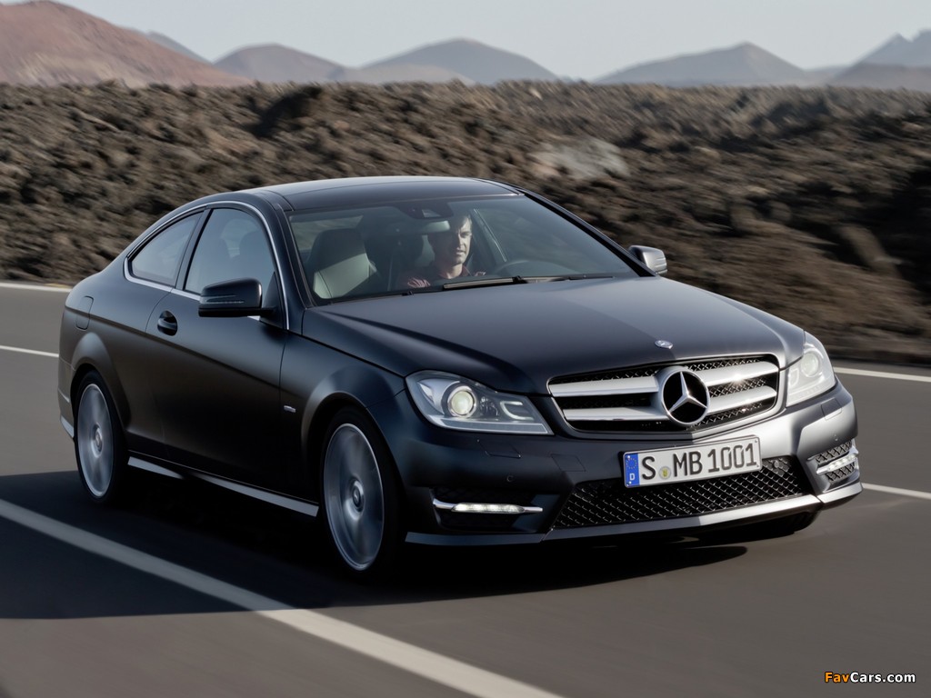 Pictures of Mercedes-Benz C 250 CDI Coupe (C204) 2011 (1024 x 768)