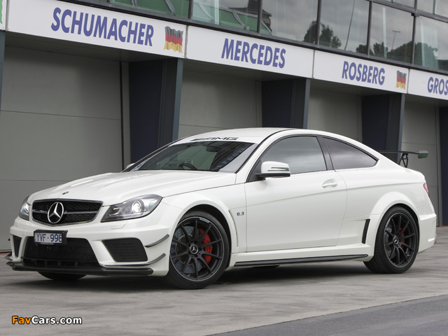 Pictures of Mercedes-Benz C 63 AMG Black Series Coupe AU-spec (C204) 2012 (640 x 480)