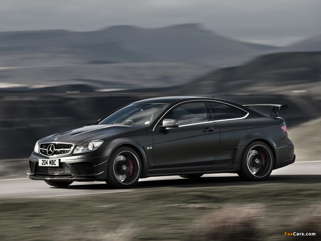 Pictures of Mercedes-Benz C 63 AMG Black Series Coupe UK-spec (C204) 2012 (1024 x 768)