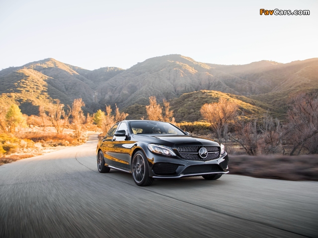 Pictures of Mercedes-AMG C 43 4MATIC North America (W205) 2016 (640 x 480)