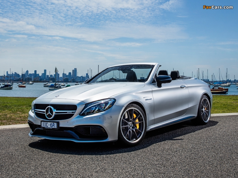 Pictures of Mercedes-AMG C 63 S Cabriolet AU-spec (A205) 2016 (800 x 600)