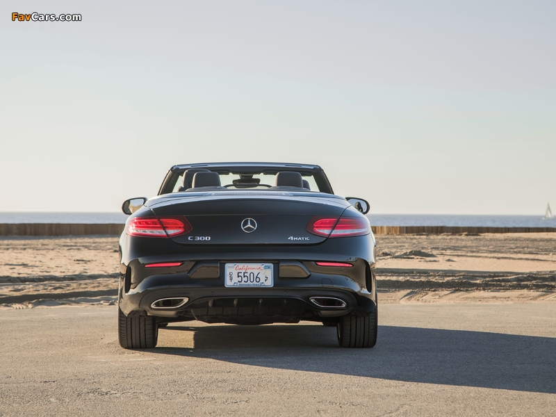Pictures of Mercedes-Benz C 300 4MATIC Cabriolet AMG Line North America (C205) 2016 (800 x 600)
