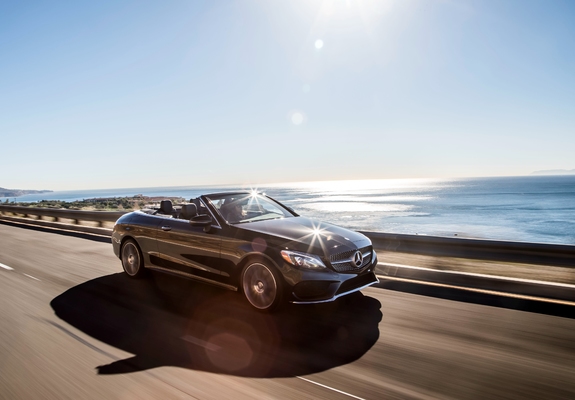 Pictures of Mercedes-Benz C 300 4MATIC Cabriolet AMG Line North America (C205) 2016