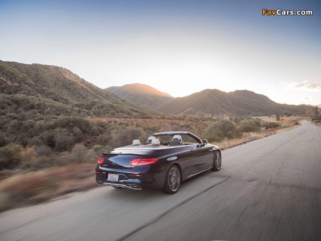 Pictures of Mercedes-AMG C 43 4MATIC Cabriolet North America (A205) 2016 (640 x 480)