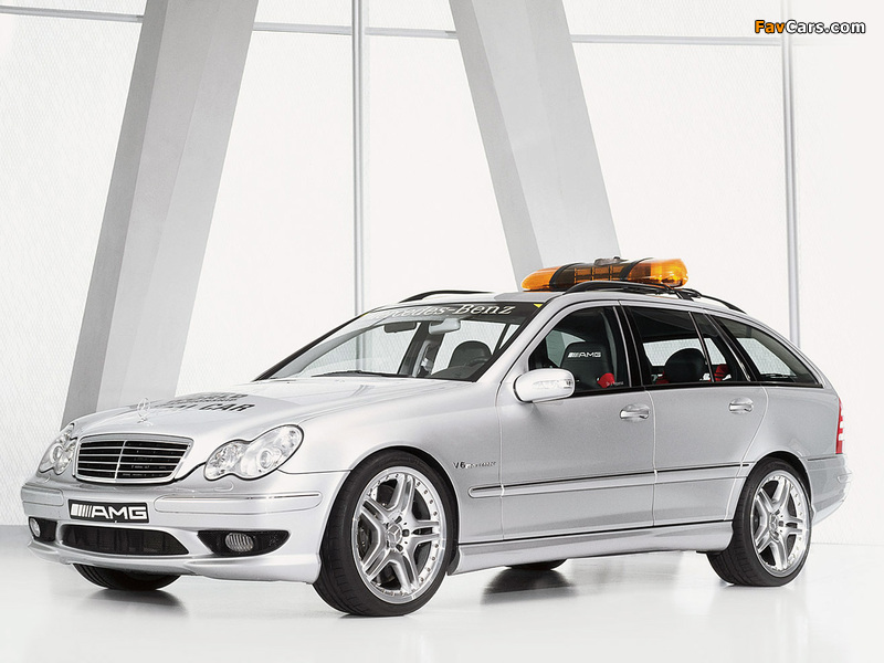 Mercedes-Benz C 32 AMG Estate F1 Medical Car (S203) 2001–03 wallpapers (800 x 600)