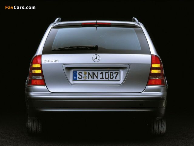Mercedes-Benz C 240 Estate (S203) 2001–05 wallpapers (640 x 480)