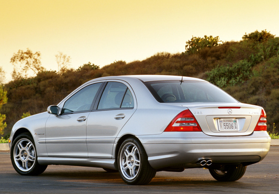 Mercedes-Benz C 32 AMG US-spec (W203) 2001–04 wallpapers