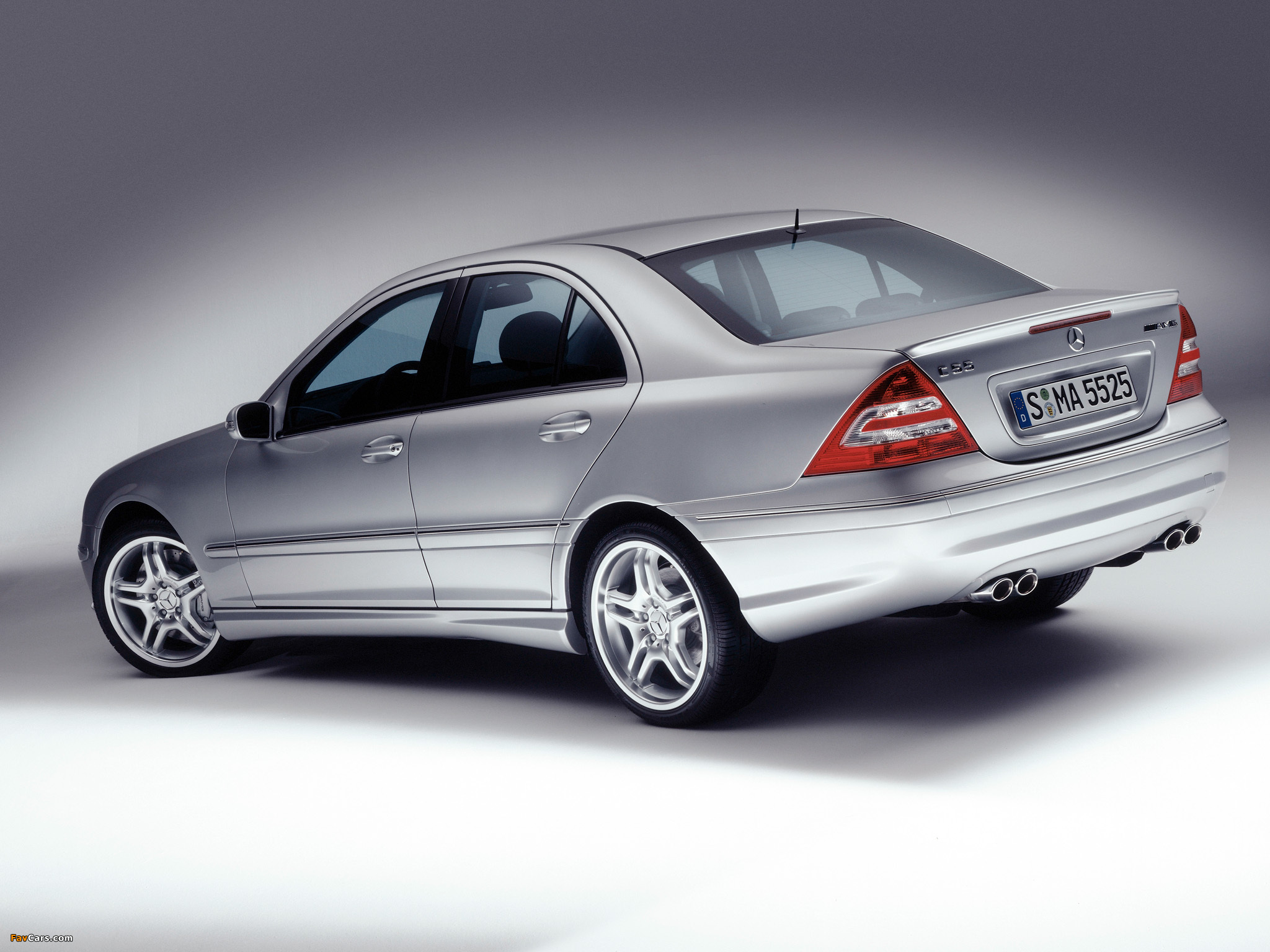 Mercedes-Benz C 55 AMG (W203) 2004–07 wallpapers (2048 x 1536)