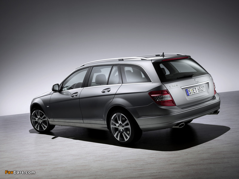 Mercedes-Benz C 320 CDI Estate (S204) 2008–11 wallpapers (800 x 600)