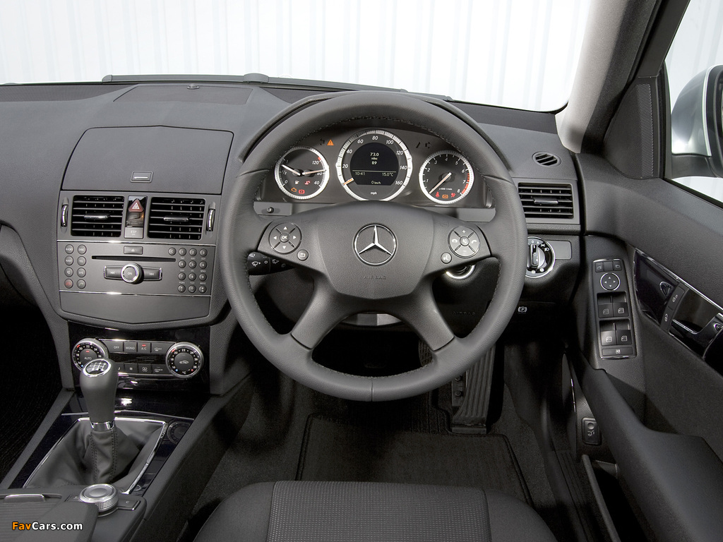 Mercedes-Benz C 180 Kompressor Estate UK-spec (S204) 2008–11 wallpapers (1024 x 768)