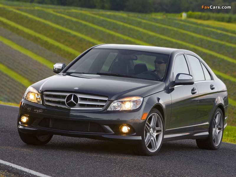 Mercedes-Benz C 350 Sport US-spec (W204) 2008–11 wallpapers (800 x 600)